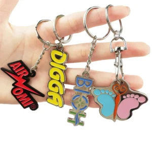 Custom Logo Cartoon Cut Keyring Personalized Key Chain